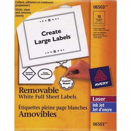 Removable I.D. labels