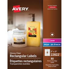 Printable Glossy Labels Rectangular 2 x 3 in. (80 labels)