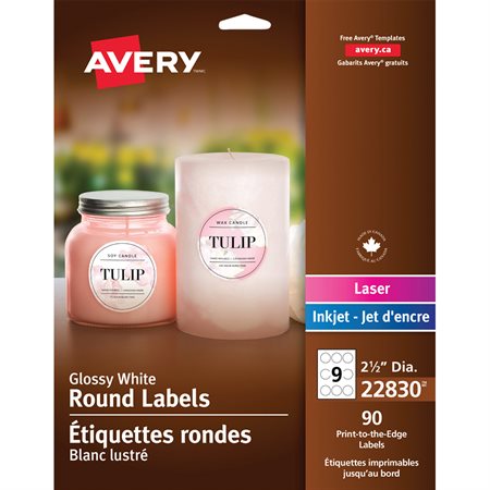 Printable Glossy Labels