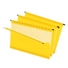SureHook™ Reinforced Hanging File Folders Legal size yellow