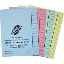 Exercise notebook 40 pages 9 x 7"