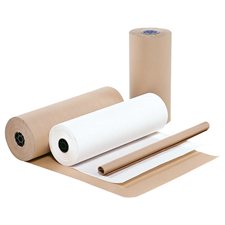 Kraft Wrapping Paper 24” x 720’, 50 lb brown