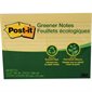 Recycled Post-it® Self-Adhesive Notes Ruled 4 x 6 in. (12)