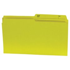 File folder Legal size yellow