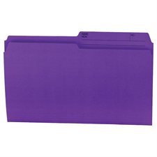 File folder Legal size purple