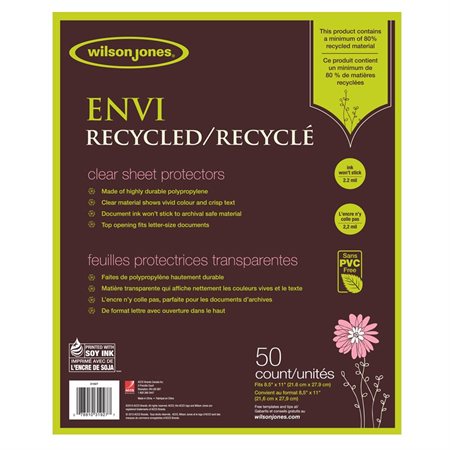 Envi Recycled Sheet Protector