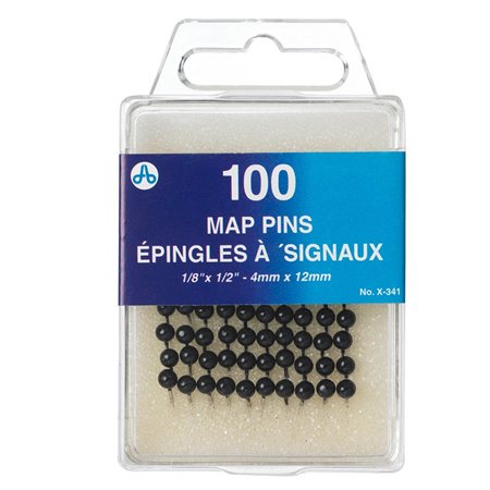 Map Pins black