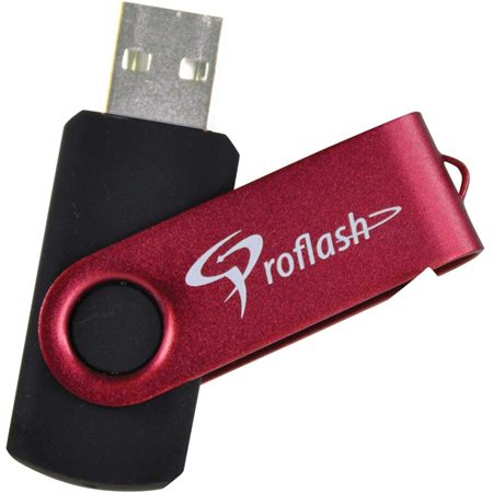 Clé USB à mémoire flash FlipFlash 8 Go magenta