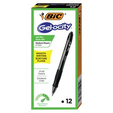 Gel-Ocity™ Original Retractable Rollerball Pens Box of 12. black