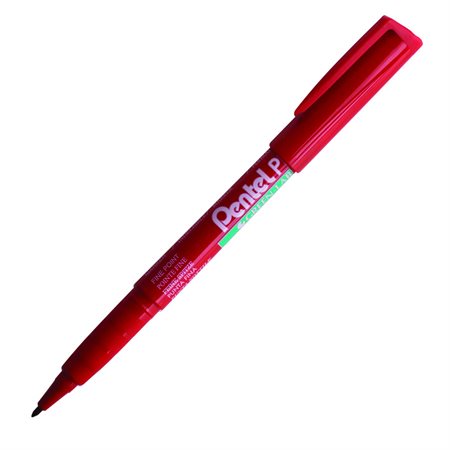 Green-Label Permanent Marker red
