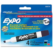 Expo® Whiteboard Marker Box of 4 assorted