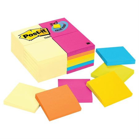 Post-it® Self-Adhesive Notes Value Pack