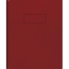 Livre de notes A9 Ligné rouge
