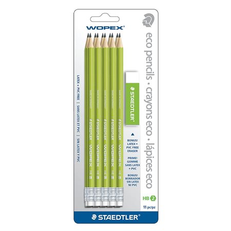 Wopex® HB Pencils with Eraser