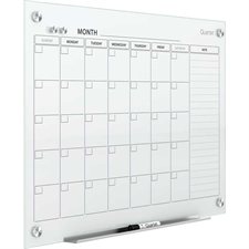 Infinity™ Magnetic Glass Dry Erase Calendar Board
