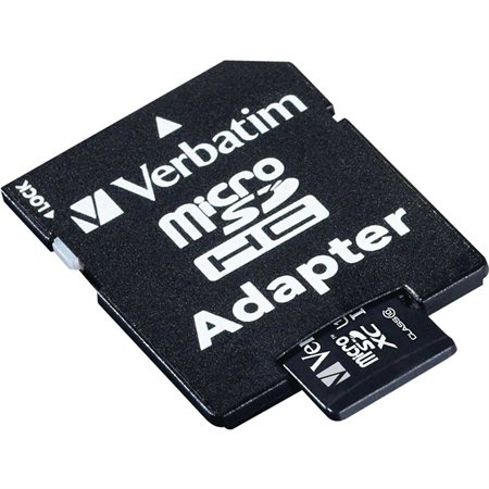 Carte mémoire micro SDHC / SDXC Premium avec adaptateur Classe 10