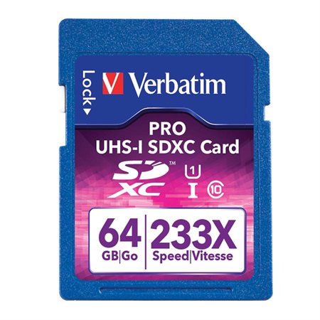 Carte mémoire Secure Digital Pro 233X UHS-1