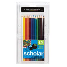 Prismacolor® Scholar™ Wooden Coloring Pencils -Box of 12