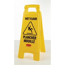 Caution Wet Floor Sign French-English