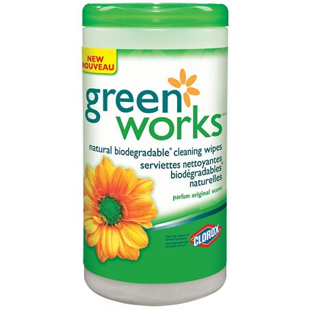 Serviettes nettoyantes compostables Green Works®