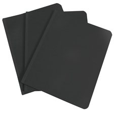 Presstex® Reinforced Report Cover Side binding, 11 x 8-1/2" black