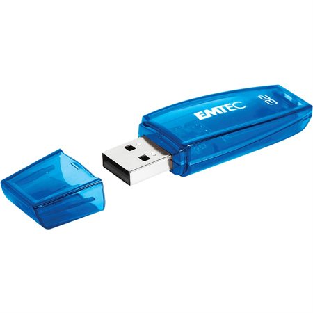 Clé USB 2.0 à mémoire flash C410 32 Go bleu