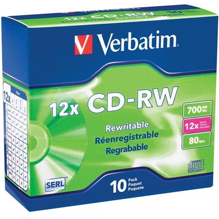 CD-Rom réinscriptible 12x