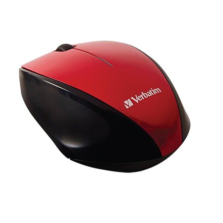 Multi-Trac Wireless Optical Mouse red