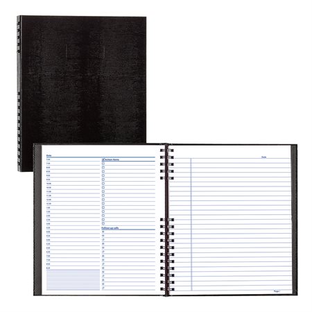 Planificateur quotidien non-daté NotePro® 10-3 / 4 x 8-1 / 2" - 200 pages anglais