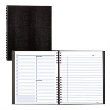 Planificateur quotidien non-daté NotePro® 10-3/4 x 8-1/2" - 200 pages anglais