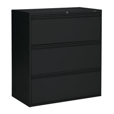 MVL1900 Series Lateral Filing Cabinets 3 drawers black