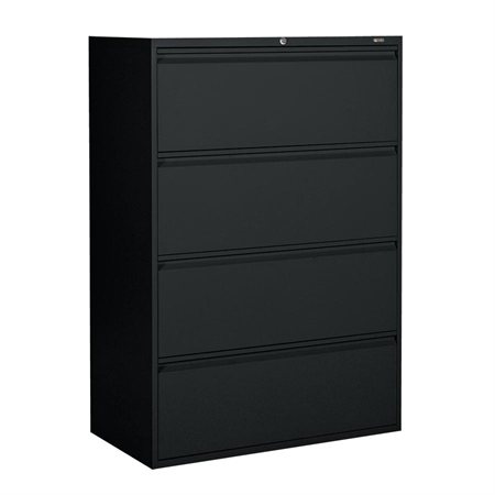Offices to Go™ MVL1900 Series Lateral Filing Cabinets 4 drawers black