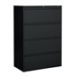MVL1900 Series Lateral Filing Cabinets 4 drawers black