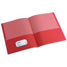 Couverture de présentation recyclée 100 % Earthwise™ Boîte de 25 rouge