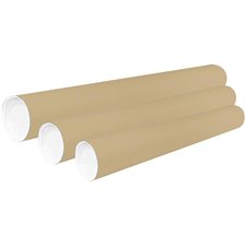 Mailing Tubes With End Cap 2 x 24"