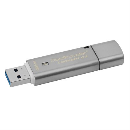 Clé à mémoire flash USB 3.0 DataTraveler Locker+ G3 32Go