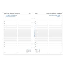 Recharges pour organisateur A5 (2024) 1 jour par page