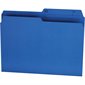 Offix® Reversible Coloured File Folders - Letter size - Blue