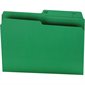 Offix® Reversible Coloured File Folders - Letter size - Green