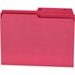Offix® Reversible Coloured File Folders - Letter size - Pink