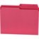 Chemises couleurs réversibles Offix® Format lettre rose