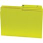 Offix® Reversible Coloured File Folders - Letter size - Yellow