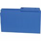 Offix® Reversible Coloured File Folders - Legal size - Blue