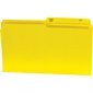 Offix® Reversible Coloured File Folders - Legal size - Yellow