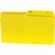 Chemises couleurs réversibles Offix® Format légal jaune