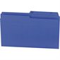 Offix® Reversible Coloured File Folders - Legal size - Navy