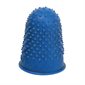 Offix® Rubber Finger Tips Medium, 11/16 in. (1) blue
