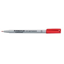 Lumocolor® Non Permanent Marker Super fine tip, 0.4 mm. red