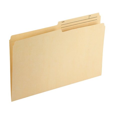 File Folder with Reinforced Tab