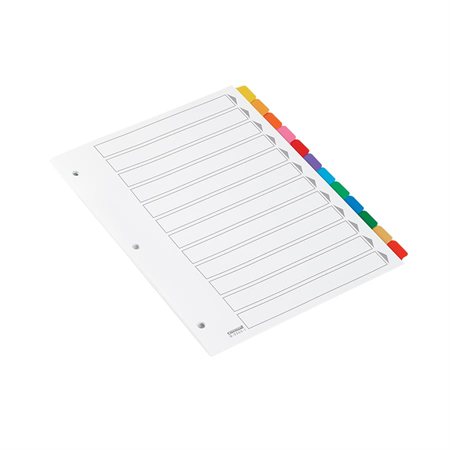Dividers with Coloured Tabs 1 to 12 FB-C-3353-1